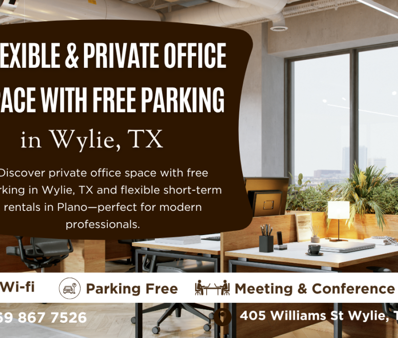 Find the Perfect Fit Private Office Space with Free Parking in Wylie, TX
